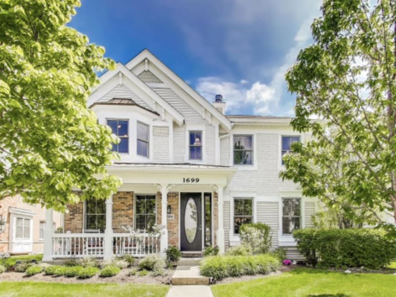 Exterior of 1699 Bluestem Lane Glenview IL